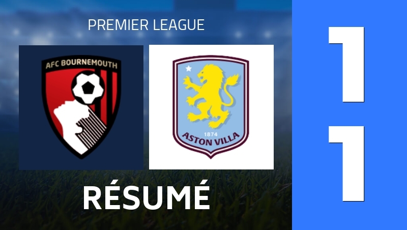 Résumé : AFC Bournemouth - Aston Villa - Premier League 25/26