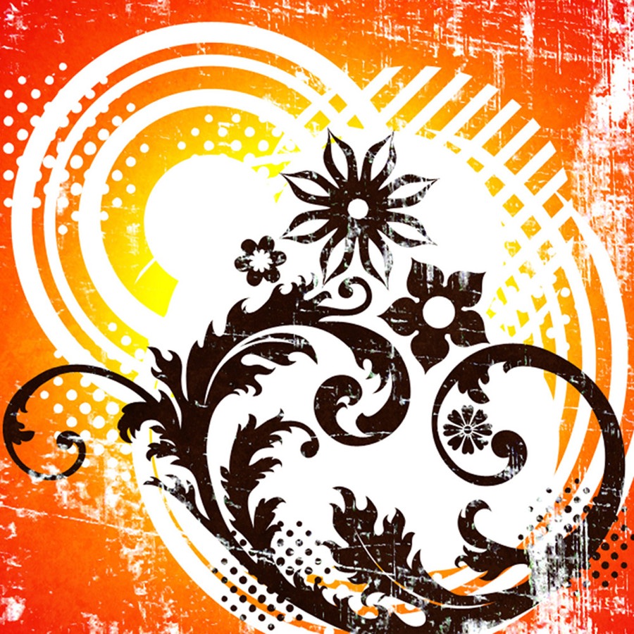 Fundo colorido e florido anuncia a chegada do verão!