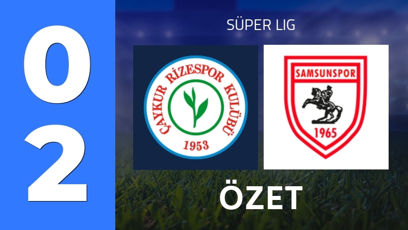 Özet : Çaykur Rizespor - Samsunspor - Süper Lig 26/27