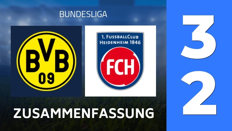 Zusammenfassung : Borussia Dortmund - 1. FC Heidenheim - Bundesliga 25/26