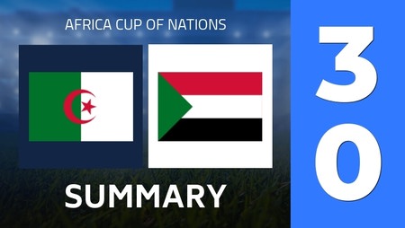 Summary : Algeria - Sudan (3 - 0) - Final Score
