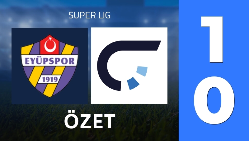 Özet : Eyupspor - Genclerbirligi SK - Super Lig 25/26