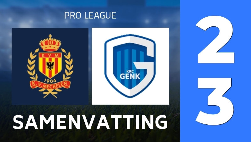 Samenvatting : Yellow-Red KV Mechelen - KRC Genk - Pro League 25/26
