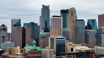 Minneapolis Centre-ville : Vue aérienne de la splendeur urbaine