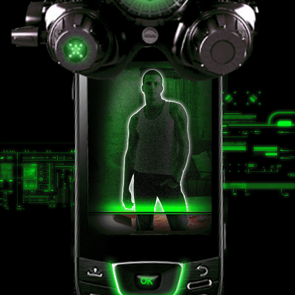 Scanner reveals a tattooed hot guy!