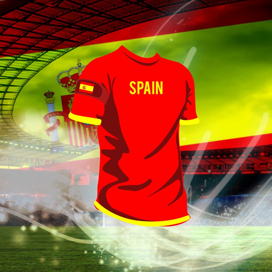 Camisola de futebol : Espanha