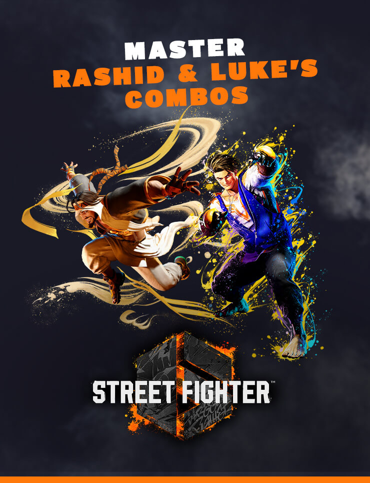 Street Fighter 6: Master Rashid & Luke’s combos